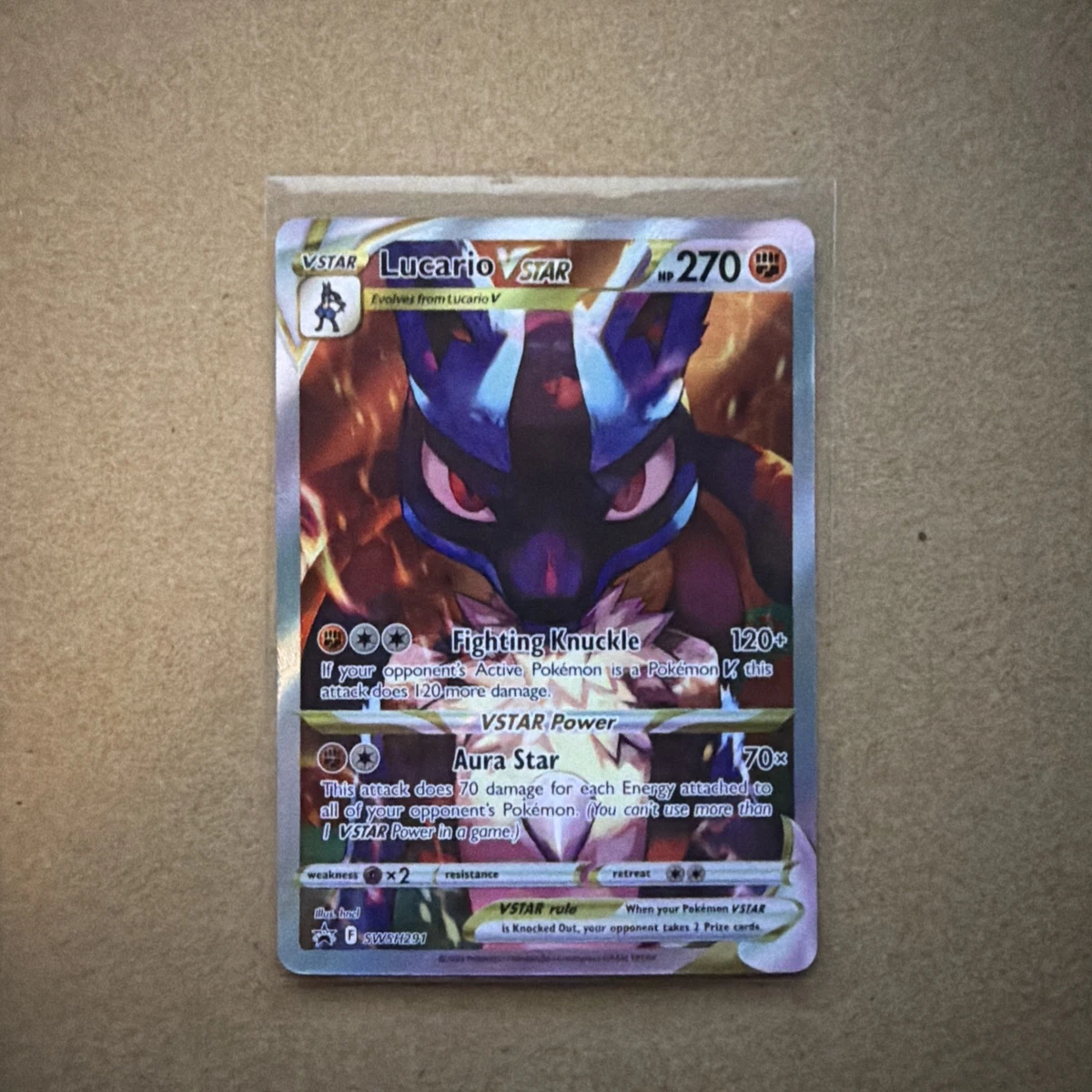 Lucario Holo Pokémon TCG Individual Collectible Card Game Cards