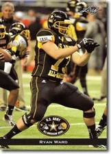 (25) 2012 RYAN WARD Leaf U.S. Army Aflac All-American RC's IOWA 