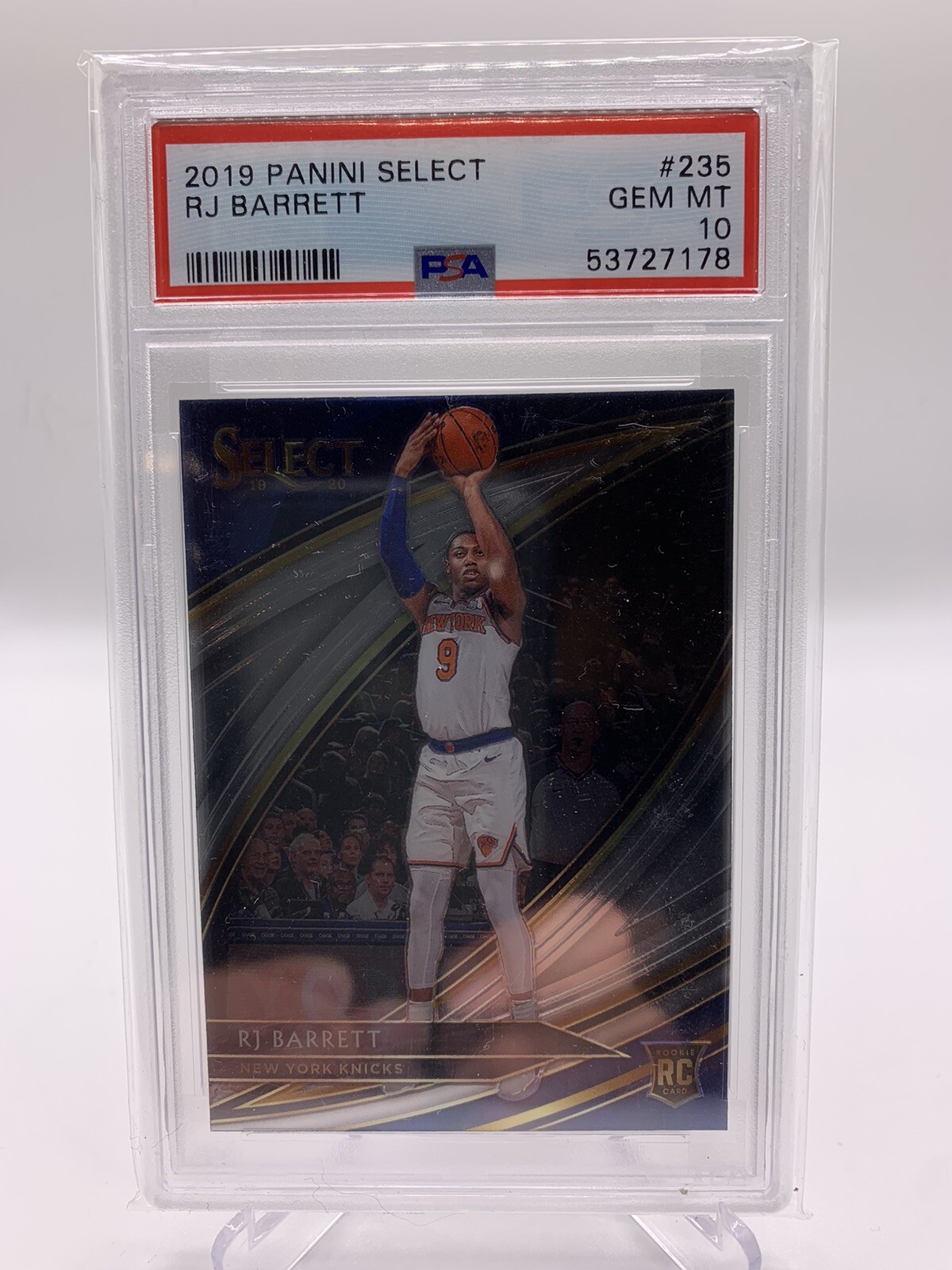 2019 Panini Select RJ Barrett Courtside RC PSA 10 #235