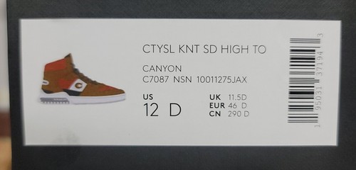 ZAPATILLAS ALTAS COACH PARA HOMBRE CITYSOLE: NUEVAS EN CAJA CAYON TALLA:12 D C7087 - Imagen 7 de 7