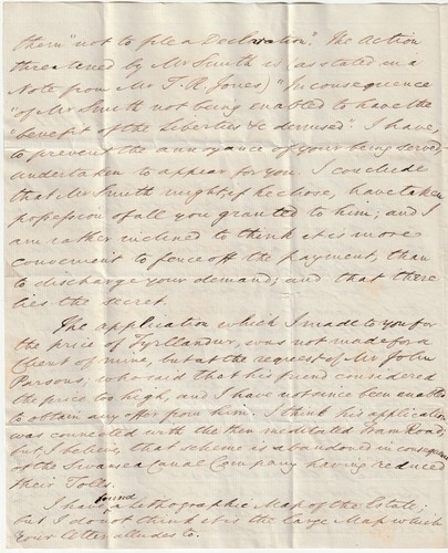 1831 J JENKINS SWANSEA PMK LETTER TO LANCASTER FRAMED MISSENT TO LONDON L232A - Foto 3 di 4
