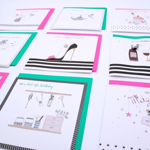 CARD 'N' MIX Charmed Assortment 6 Card Potluck Pick Cards for Birthdays - Picture 7 of 9