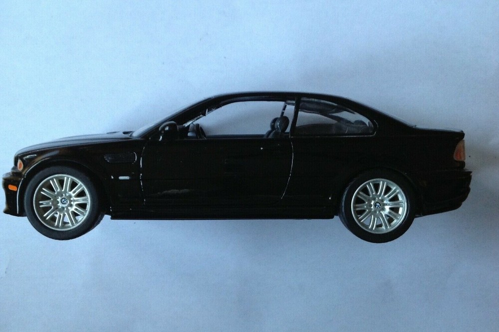 2000 BMW M3 Coupe Sapphire Black 1/24 Diecast Model SS7729