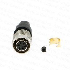 HR10A-7P-6S Hirose 6Pin Female Connector Plug for Basler GIGE AVT CCD CameraSYNC