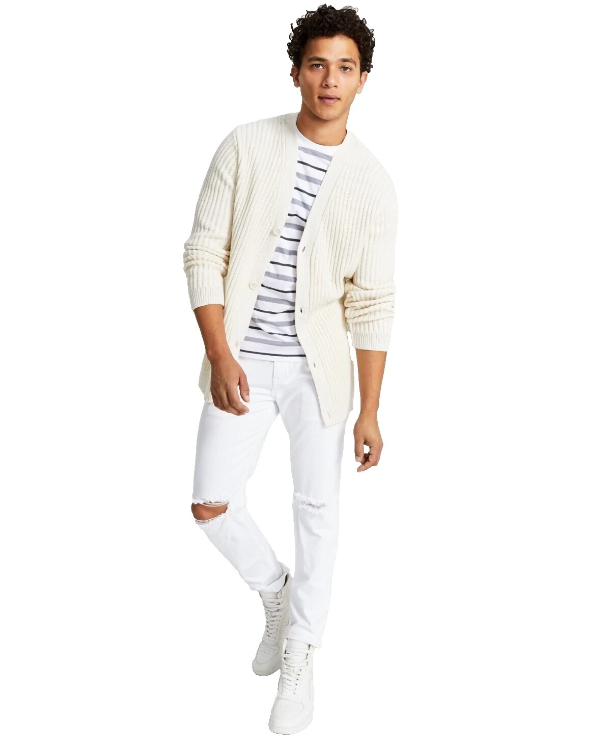 Женские хлопковые свитера-кардиганы для мужчин INC International Concepts