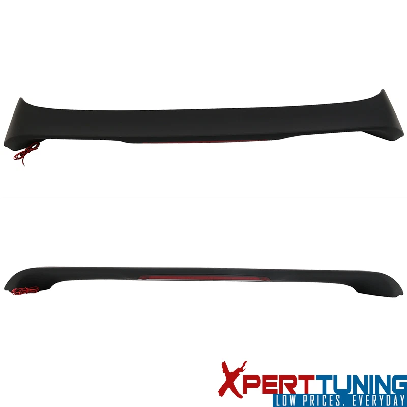 Fits 02-06 Toyota Camry Sedan OE Factory Matte Black Trunk Spoiler & LED Light Foto 3 de 4