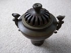 Vintage Chinese Metal Sensor or Incense Burner — photo 6