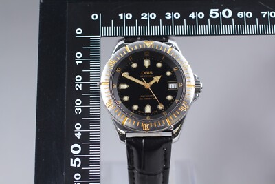 ORIS 7401 稼働 N MINT] Vintage Oris 7401 Classic Sports Date Automatic Mens Watch