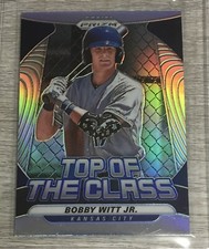 2020 PANINI Prizm #TOC-2 BOBBY WITT JR TOP OF THE CLASS SILVER K