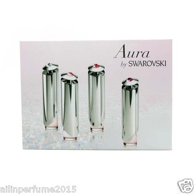 Aura by Swarovski Fragrance Collection Eau De Parfum 4 x 5 ml Mini