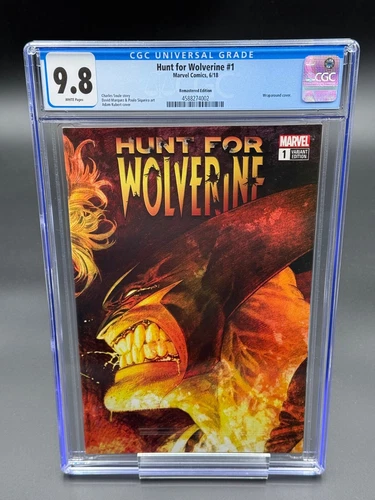 Hunt for Wolverine #1 CGC 9.8 (2018) - Kubert Remastered 1:500