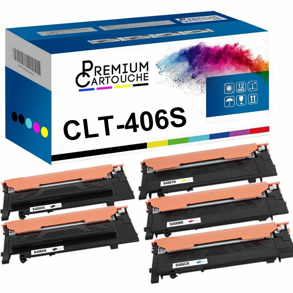 Toner CLT-406S compatible anti-bavure pour remplacer vos cartouches d'imprimante laser épuisées