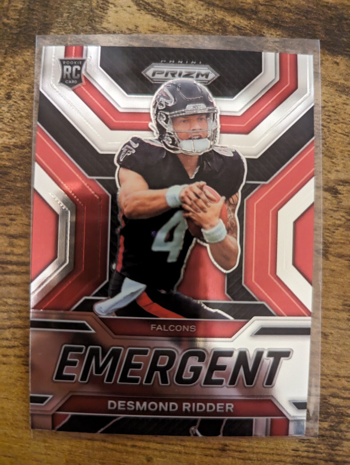 2022 Panini Prizm - Emergent #E-2 Desmond Ridder (RC) Atlanta Falcons QB