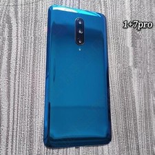 1 X Blue Battery Back Cover with With Camera Len  Adhesive For Oneplus 7 Pro