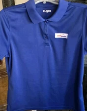 Vintage AM PM Gas Station Employee Polo Uniform Size S