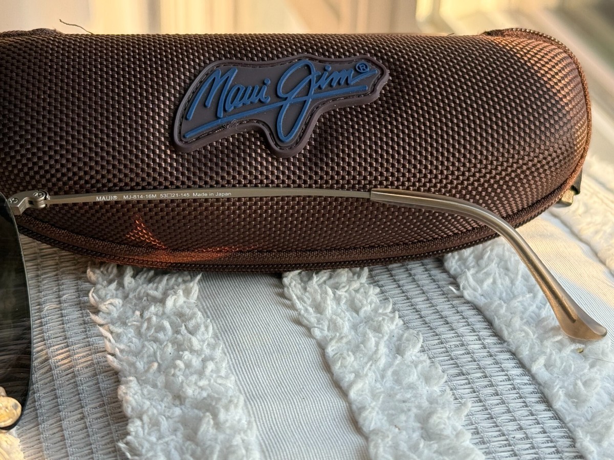 Maui Jim Pele's Hair MJ 814 16M Matte Gold Bronze Frame + HCL