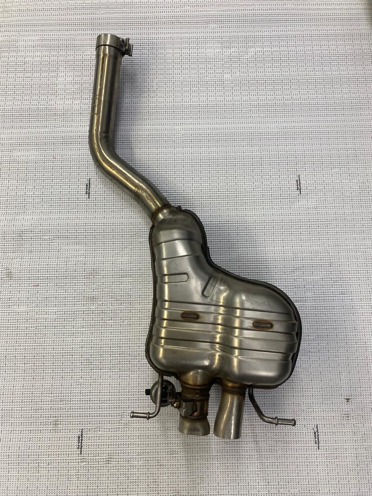 06-10 Bentley Continental GT GTC Rear Left and Right Side Exhaust Pipe OEM