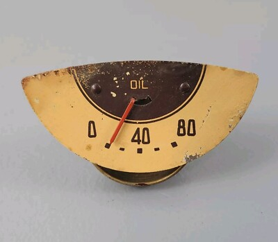#ad #ad New NOS OIL PRESSURE GAUGE DASH INSTRUMENT VINTAGE AC DELCO 1505778 1930s 1940s $69.89
