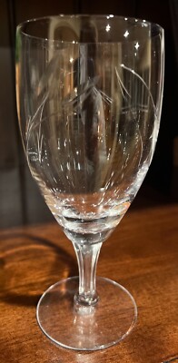 Fostoria Vintage Etched Crystal Water/Wine Evening Breeze Pattern RARE FIND! 