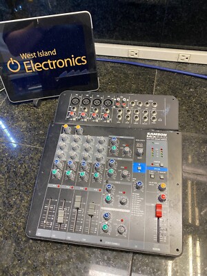 Samson Mixpad MXP124FX Compact-12Channel Analog Stereo USB -PARTS & REPAIR 