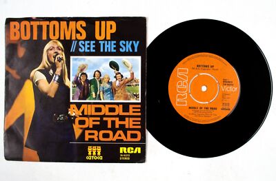 Middle Of The Road   Bottoms Up / See The Sky   7'' Vinyl   1972   NM/VG+