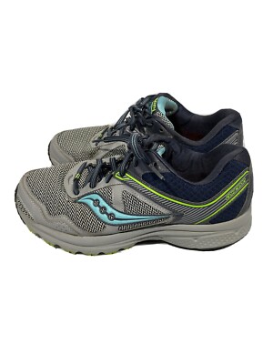 Saucony Cohesion 13 Running Shoes Gray Blue Women’s Size