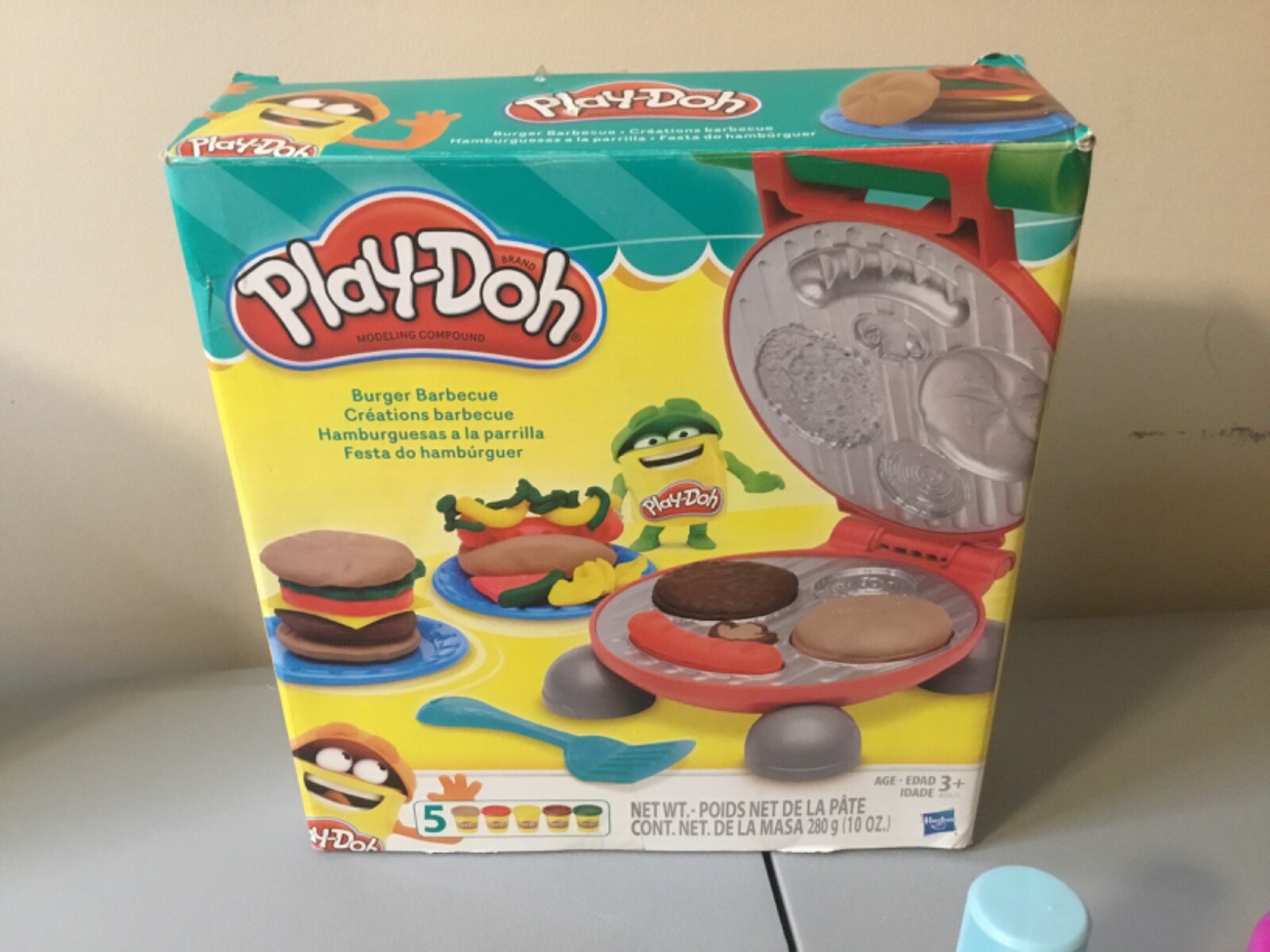 Play-Doh Pizza Party and Burger Barbecue Play Set Lot 2 Sets BBQ Food Kitchen