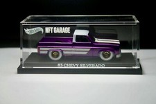 Hot Wheels 83 Silverado Pickup Candy Purple Hecho a Medida con Vitrina ¡LEER!!