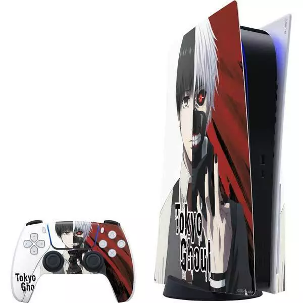 Tokyo Ghoul PS5 Bundle Skin - Ken Kaneki Split