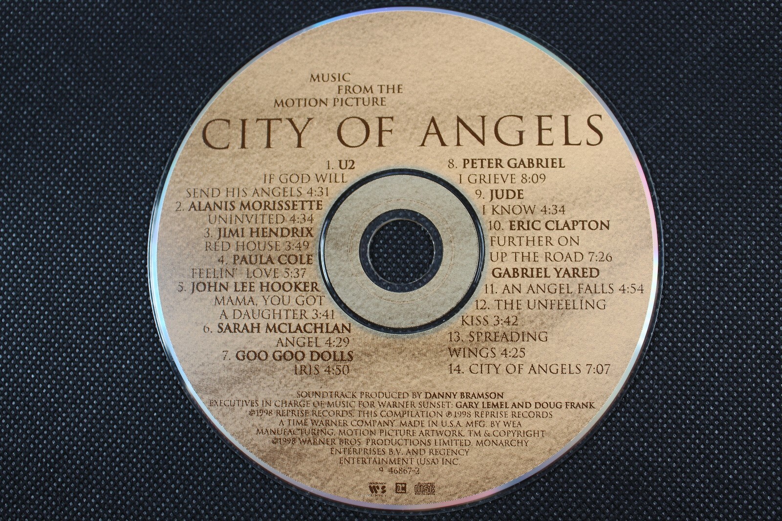 City of Angels - Soundtrack, CD, DISC ONLY | eBay