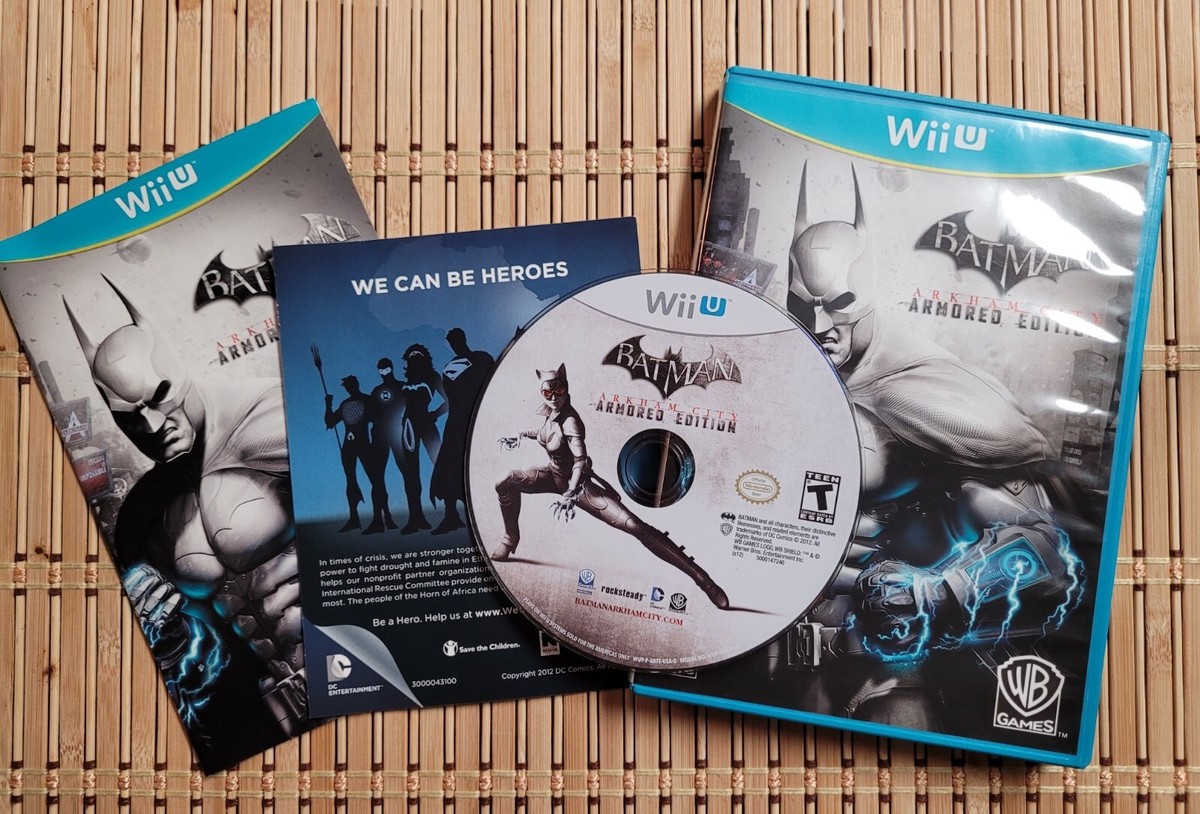 Batman Arkham City Armored Edition - Nintendo Wii U Complete