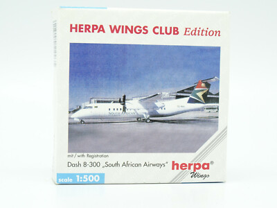 Herpa Avion Airlines 1/500 - Dash 8-300 South African Airways