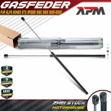 2x Gasfeder Motorhaube Dämpfer 670mm 200N für Alfa Romeo GTV Spider 916C_916S_