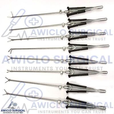 Lot De 8 Instruments Chirurgicaux Pour Valve Cardiaque - Qualité Premium - Marque Luma Enterprises - Neuf