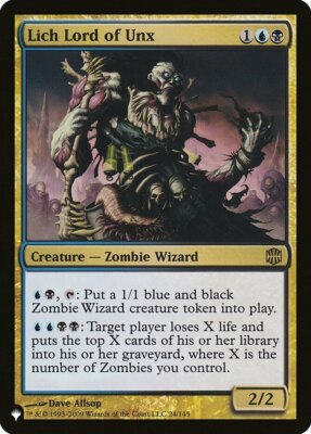 1x] Lich Lord of Unx - The List (ARB) Near Mint, English The List 