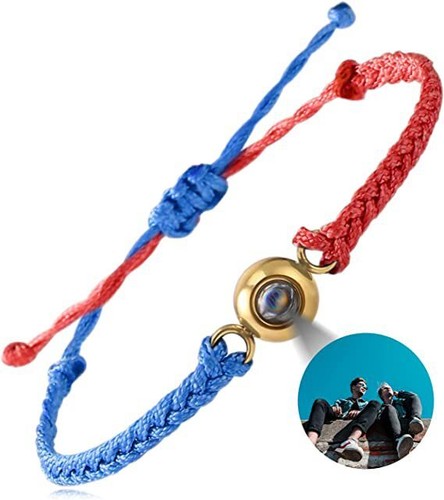 Customized Projection Bracelets With Photos Gift For Family Friends Lover Pets - Picture 25 of 28