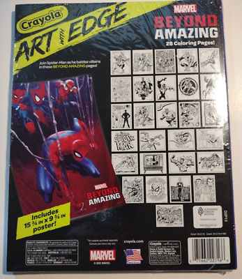 Libro De Colorear Crayola Crayola Art With Edge Spiderman Beyond