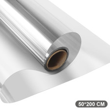 1x One Way Mirror Reflective Window Film Privacy Solar Tint Foil Glass Sticker