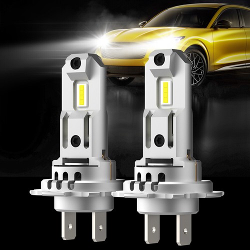 2x H7 LED Headlight Bulb Kit High Low Beam 100W 30000LM Super Bright 6500K White - Picture 10 of 18