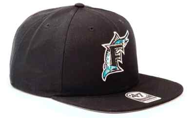 Miami Marlins Cooperstown Black Adjustable