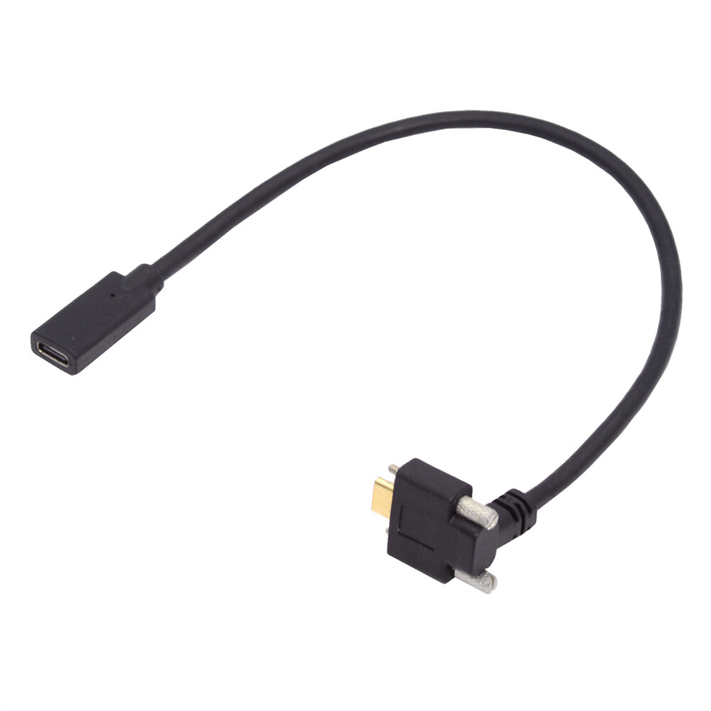 CY USB 3.1 Type C Data Screw Locking Cable for Realsense Camera VR