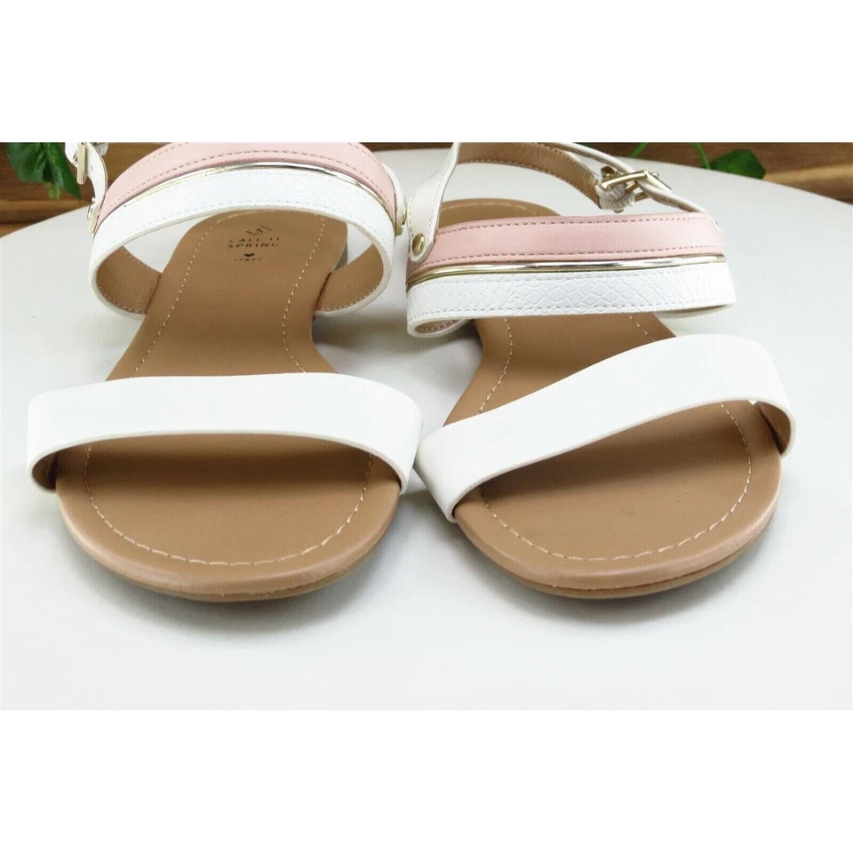 Call It Spring Sz 6.5 M Pink Ankle Strap Synthetic Women Sandals - Image 2 of 4