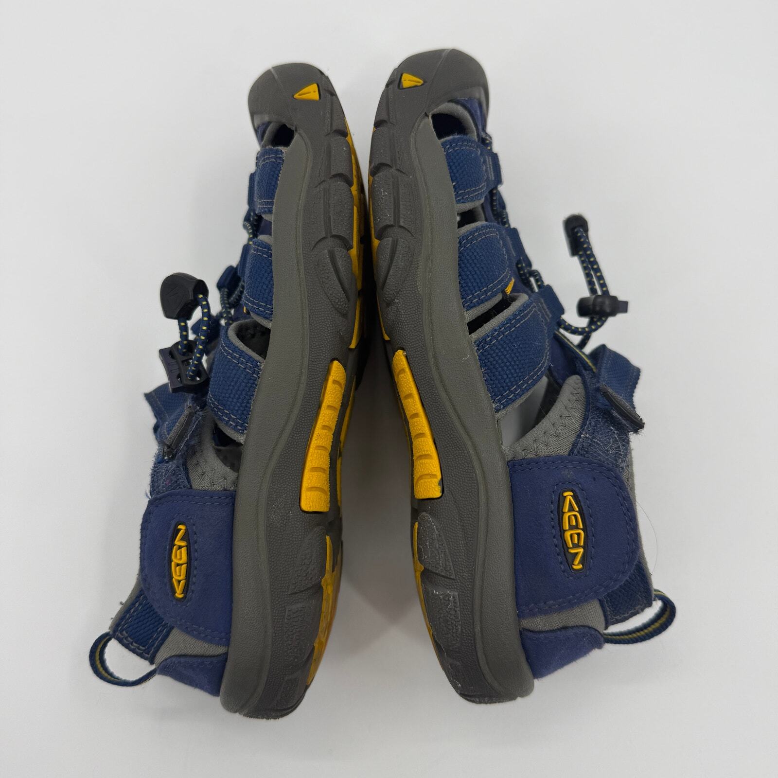 Sandalo KEEN Big Kids Newport taglia 4 blu regolabile escursionismo acqua punta chiusa scarpa