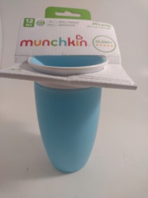 Munchkin  Miracle  360 Toddler Sippy Cup, Spill Proof, 10 Ounce, Blue