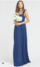 Show Me Your Mumu June Maxi Dress Bridesmaid Color Navy Women’s Large