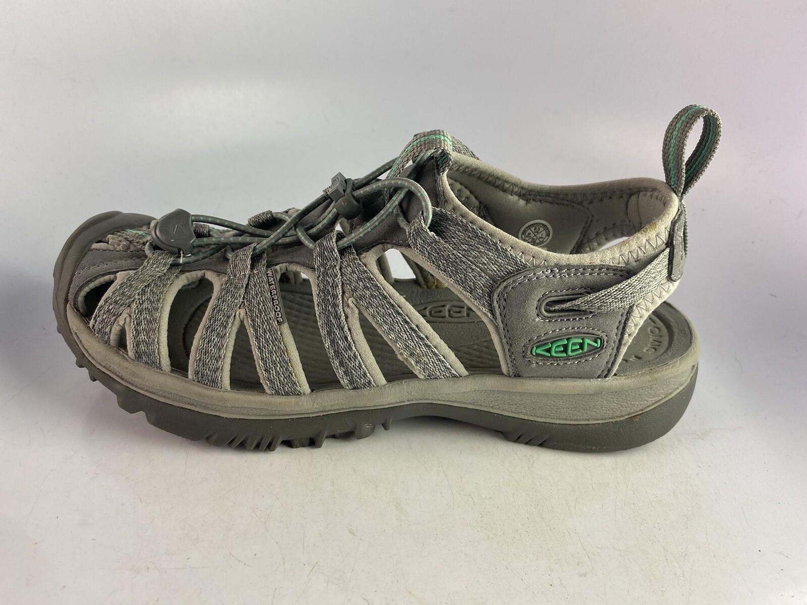 Sandali Keen donna grigi Whisper impermeabili sportivi escursionismo passeggio misura 9 5M