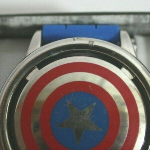 Captain America Marvel Shield Cover Watch - Picture 12 of 12