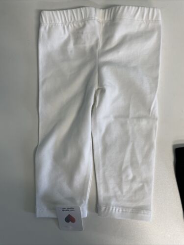 The Children's Place 2T Toddler Girls Capri Leggings Black/White NEW 2-PACK - Picture 6 of 12