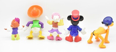 Disney Epcot '94 Adventure Mickey & Friends 5 Figure Lot McDonalds