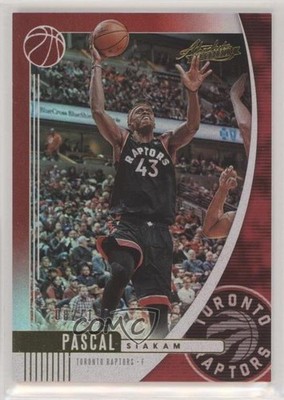 2019-20 Panini Absolute Memorabilia Red 82/199 Pascal Siakam #59 9o3